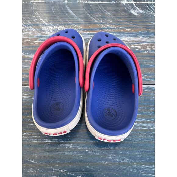 Crocs, Blue & Red Kids/Toddler shoes, size 6/7 - Picture 5 of 9